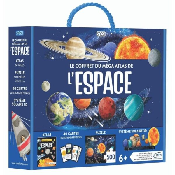 Sassi le coffret du méga atlas de l'espace