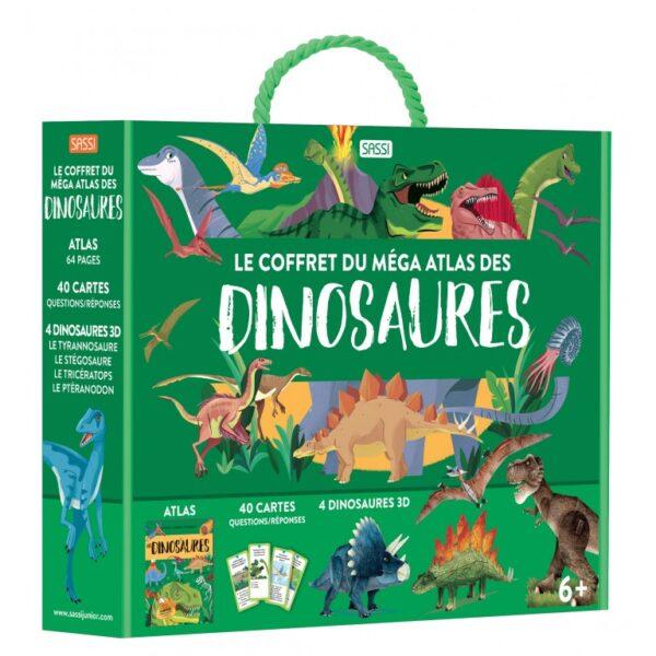 Sassi le coffret du méga atlas des dinosaures