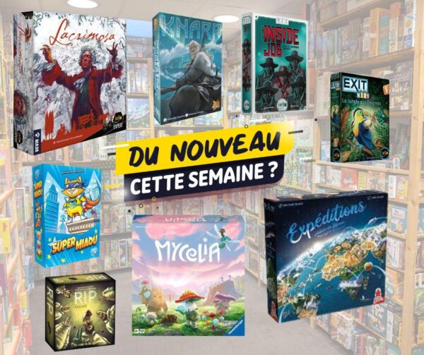 nouveaux jeux de société arrivés chez Sajou début septembre 2023