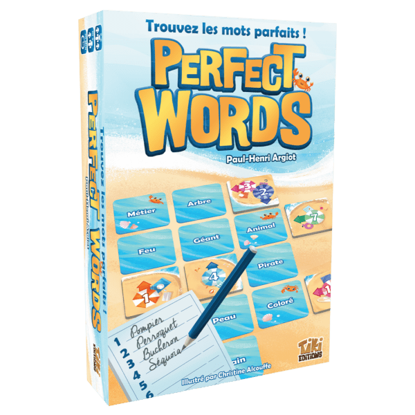 Perfect Words le nouveau jeu d'association d'idées proposé par Tiki Editions