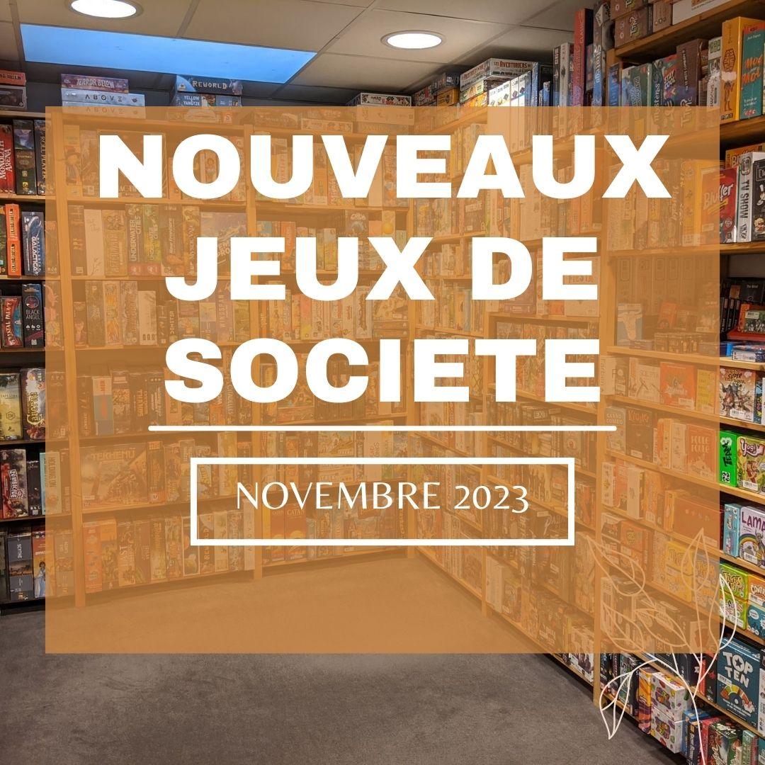 nouveaux jeux de société novembre 2023