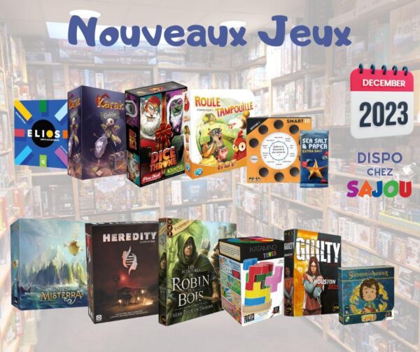 Nouveaux jeux de société de décembre 2023