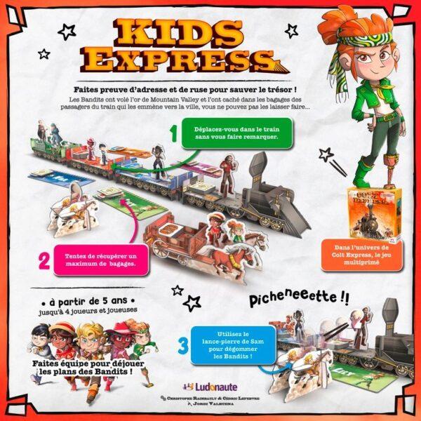 Kids Express est la version junior du jeu Colt Express de Ludonaute