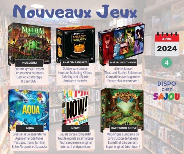 nouveaux jeux de société avril 2024 - partie 4