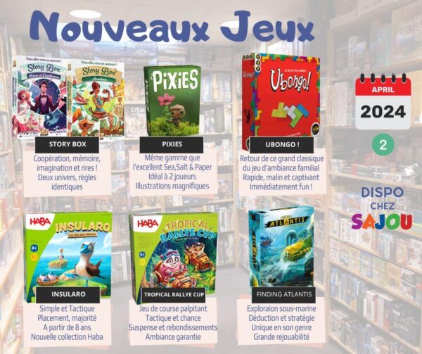 nouveaux jeux de société d'avril 2024 partie 2