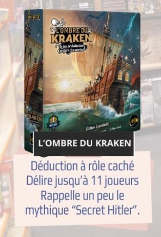 le nouveau de société l'Ombre du Kraken édité par Iello