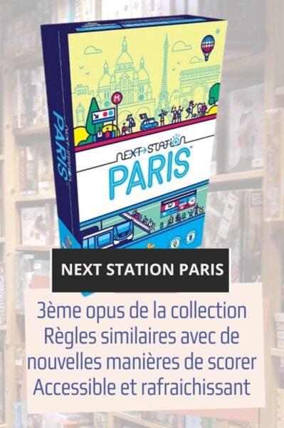 Next Station Paris le nouveau jeu édité par Blue Orange