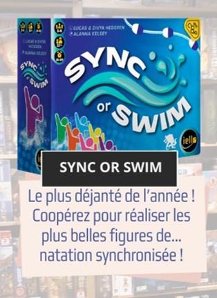 le nouveau jeu de société Sync or Swim de Iello