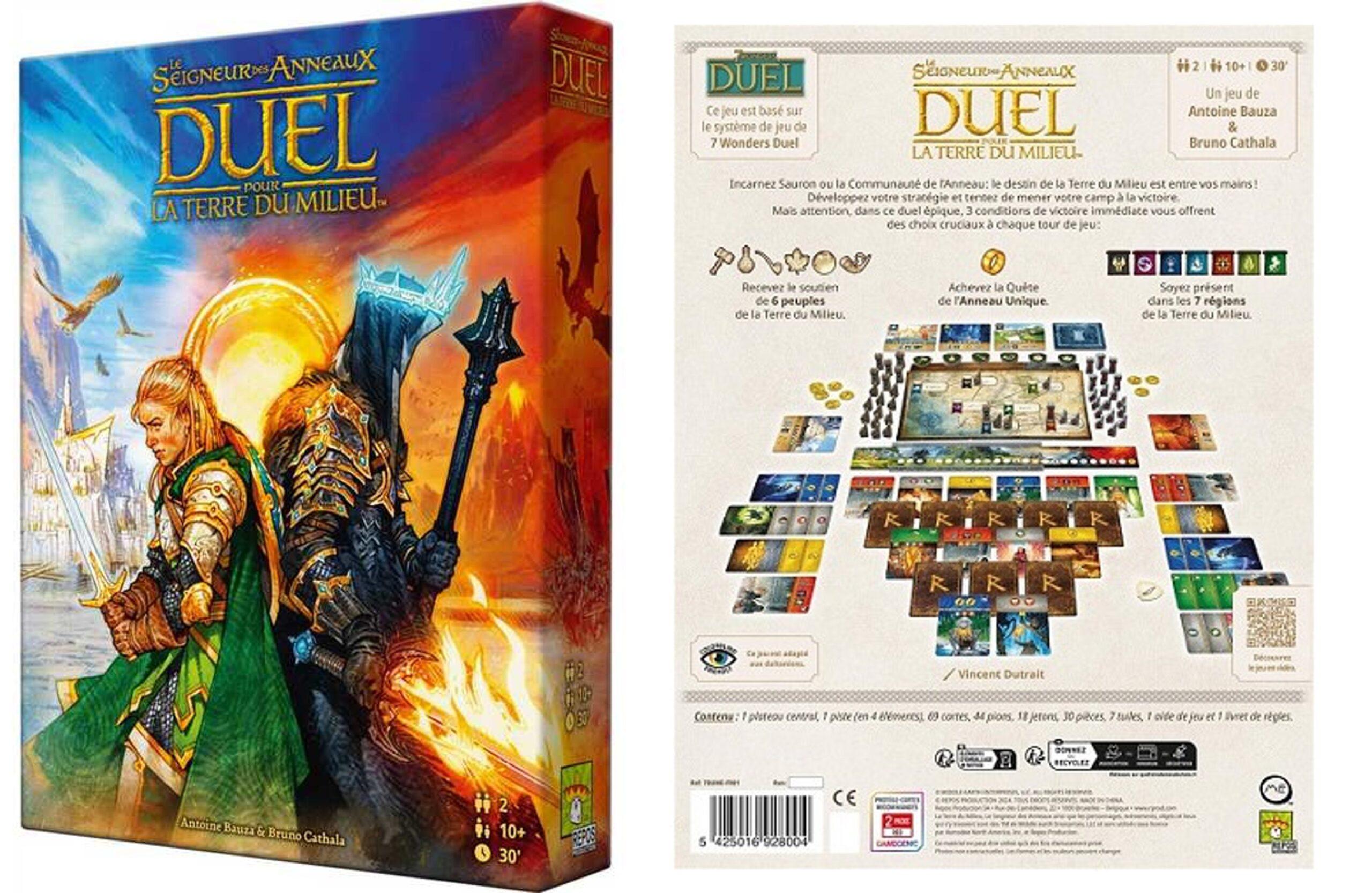 jeu duel pour la terre du milieu