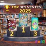 les meilleures ventes de jeux de société en 2025 chez Sajou